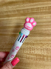 Load image into Gallery viewer, Cat Paw Multicolor Pen
